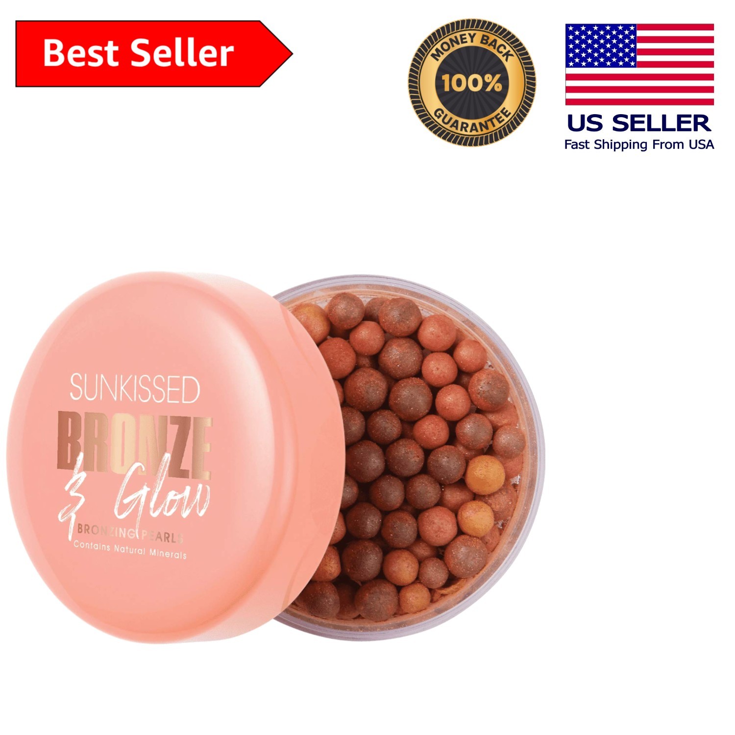 Bronzing Pearls Palette – Achieve a Natural Glow for All Skin Tones – 45g