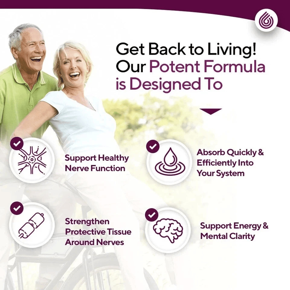 NERVE RENEW Advanced Nerve Support with R Alpha Lipoic Acid and Vitamin B 5 pack