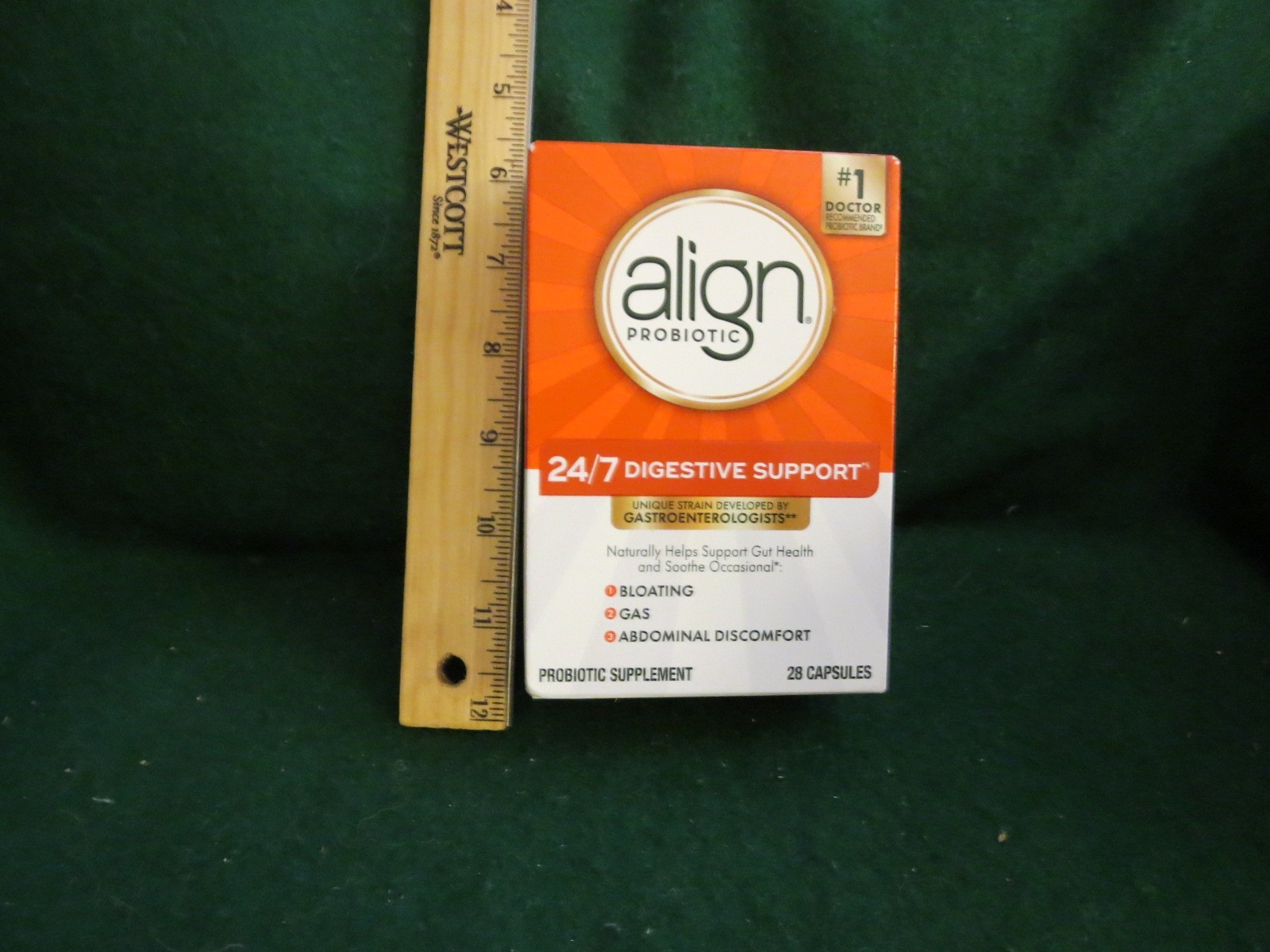 ALIGN PROBIOTIC 24/7 DIGESTIVE SUPPORT, 28 CAPSULES, NEW, EXP 02/2028