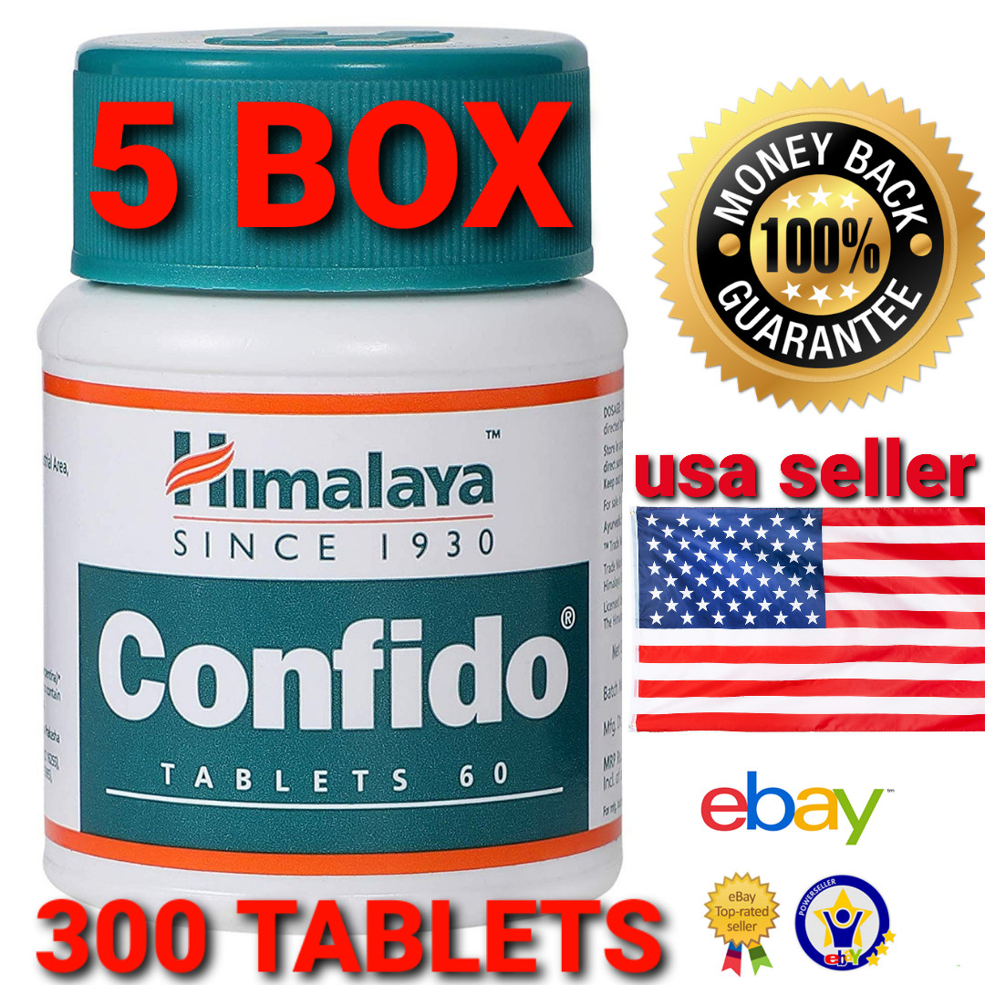 Confido Himalaya ORGANIC EXP.2026 USA 5 Pack 300 Tablets MEN’S HEALTH CARE
