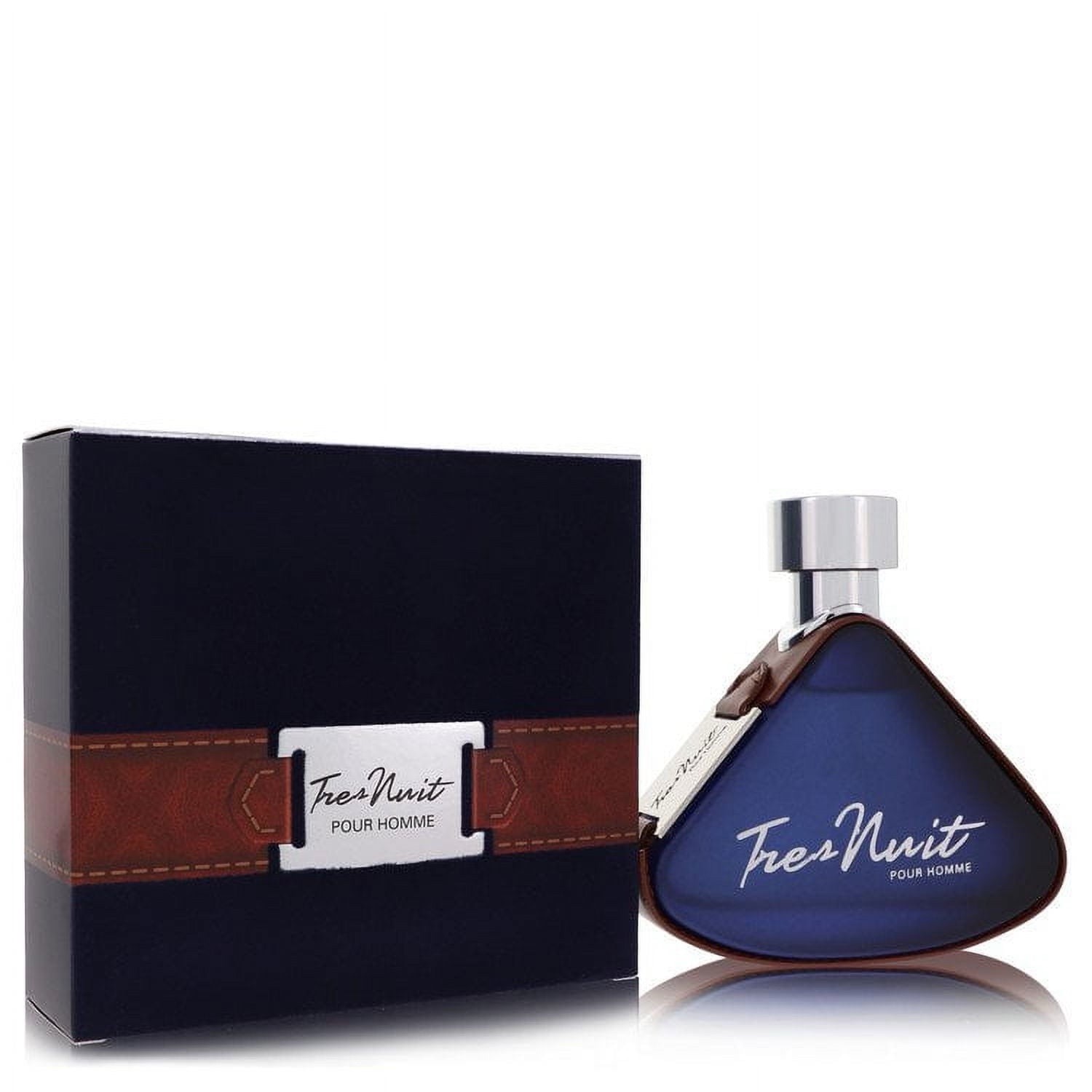 Armaf Tres Nuit Pour Homme Eau de Toilette Spray, Regular Size 3.4 fl oz