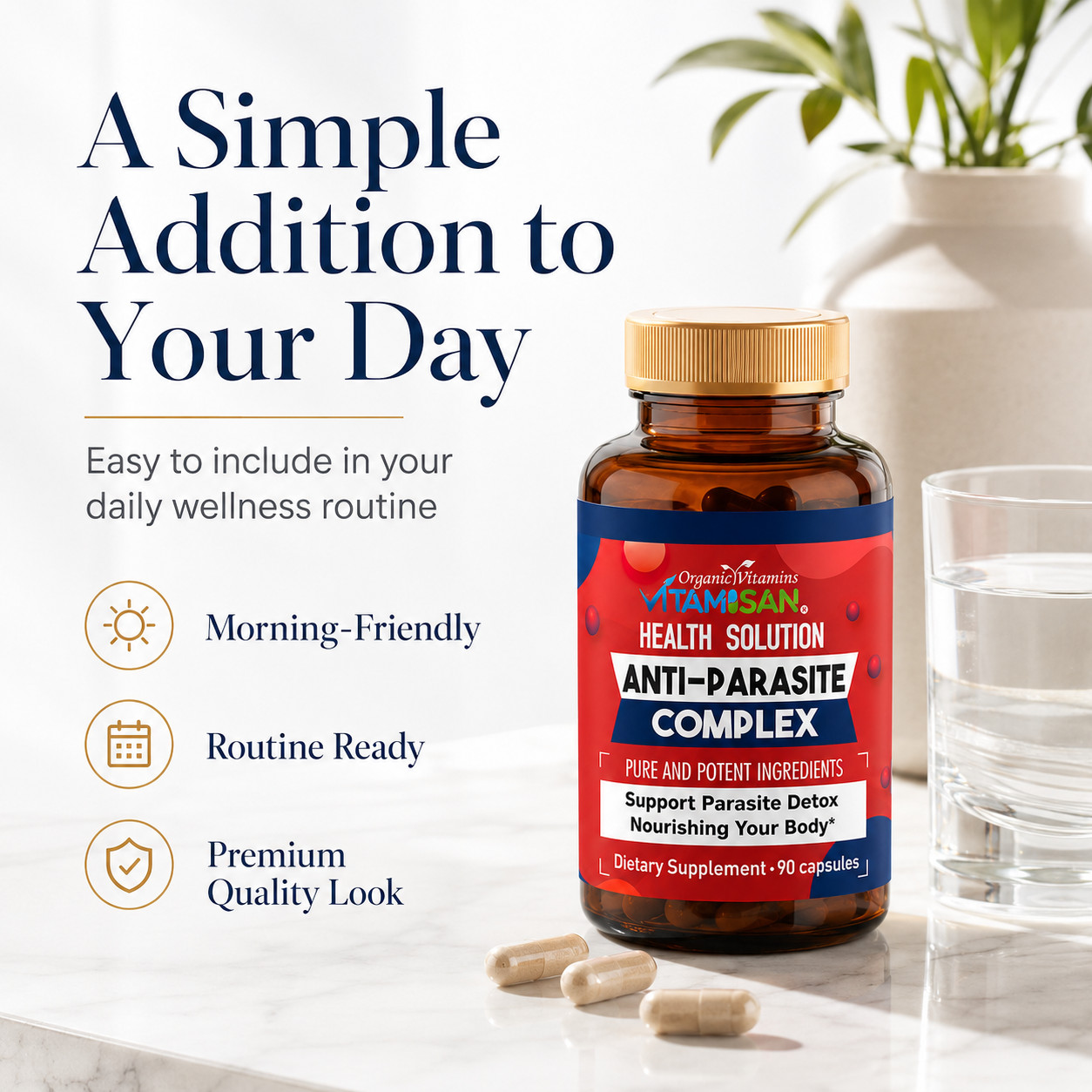 Probiotic capsules intestinal floral digestive support Candida