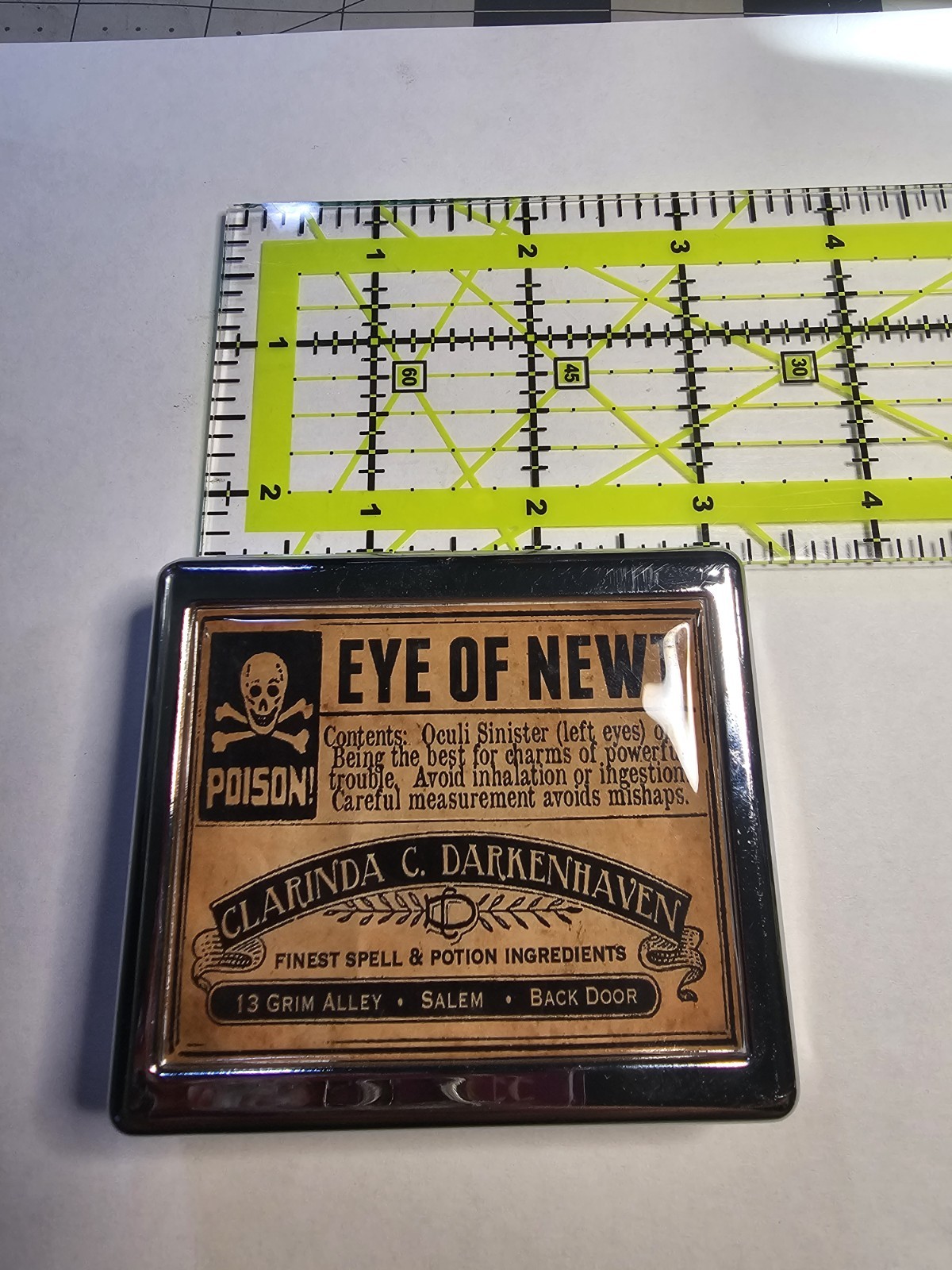 Eye Of Newt Salem Pill Organizer Box from Salem Gothic aesthetic