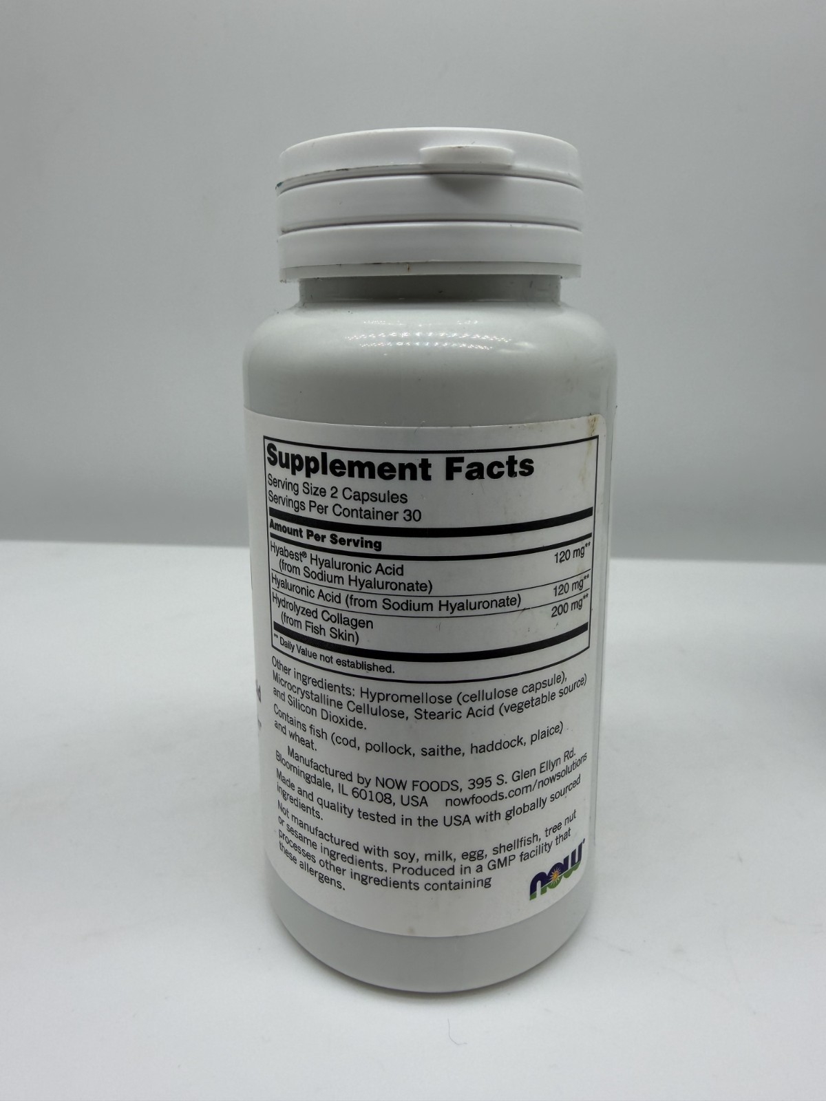 Now Solutions, Hydration Rescue with Hyabest® Hyaluronic Acid, 60 Capsules 6/27