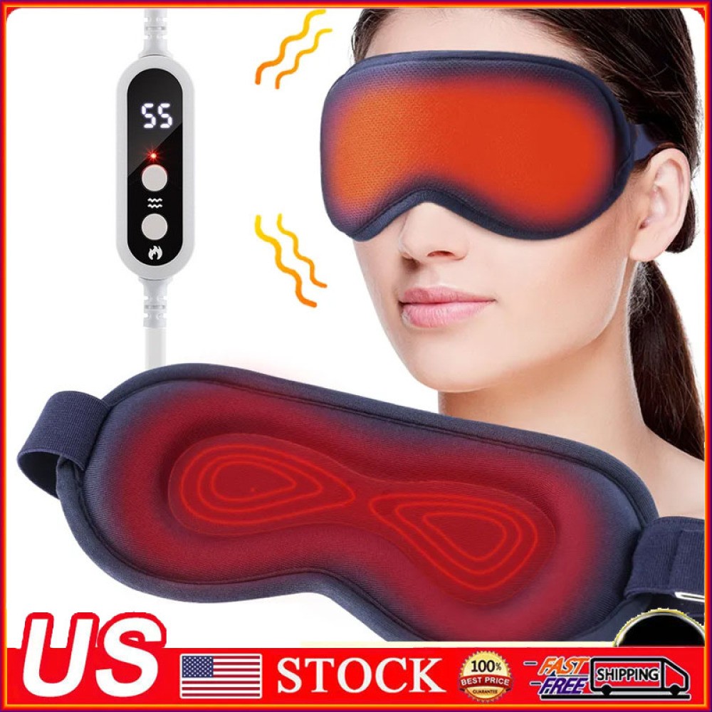 Electric Heated Eye Mask – Warm Compress for Dry Eyes, Blepharitis & Stye Relief