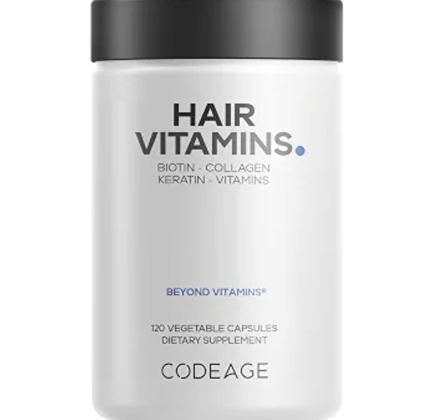 Codeage HAIR VITAMINS Beyond Vitamins 120 Vegetarian Capsules ( 30 Servings )
