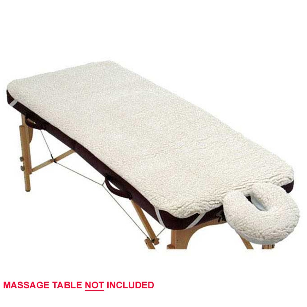 MASSAGE TABLE FLEECE PAD SET – FACE COVER AND SHEET