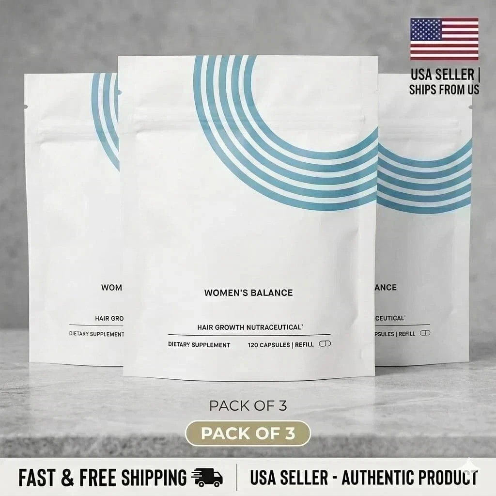 Pack Of 3 Women’s Balance Refill Pouch 360 Capsules Ages 45 and Up-Free Shipping