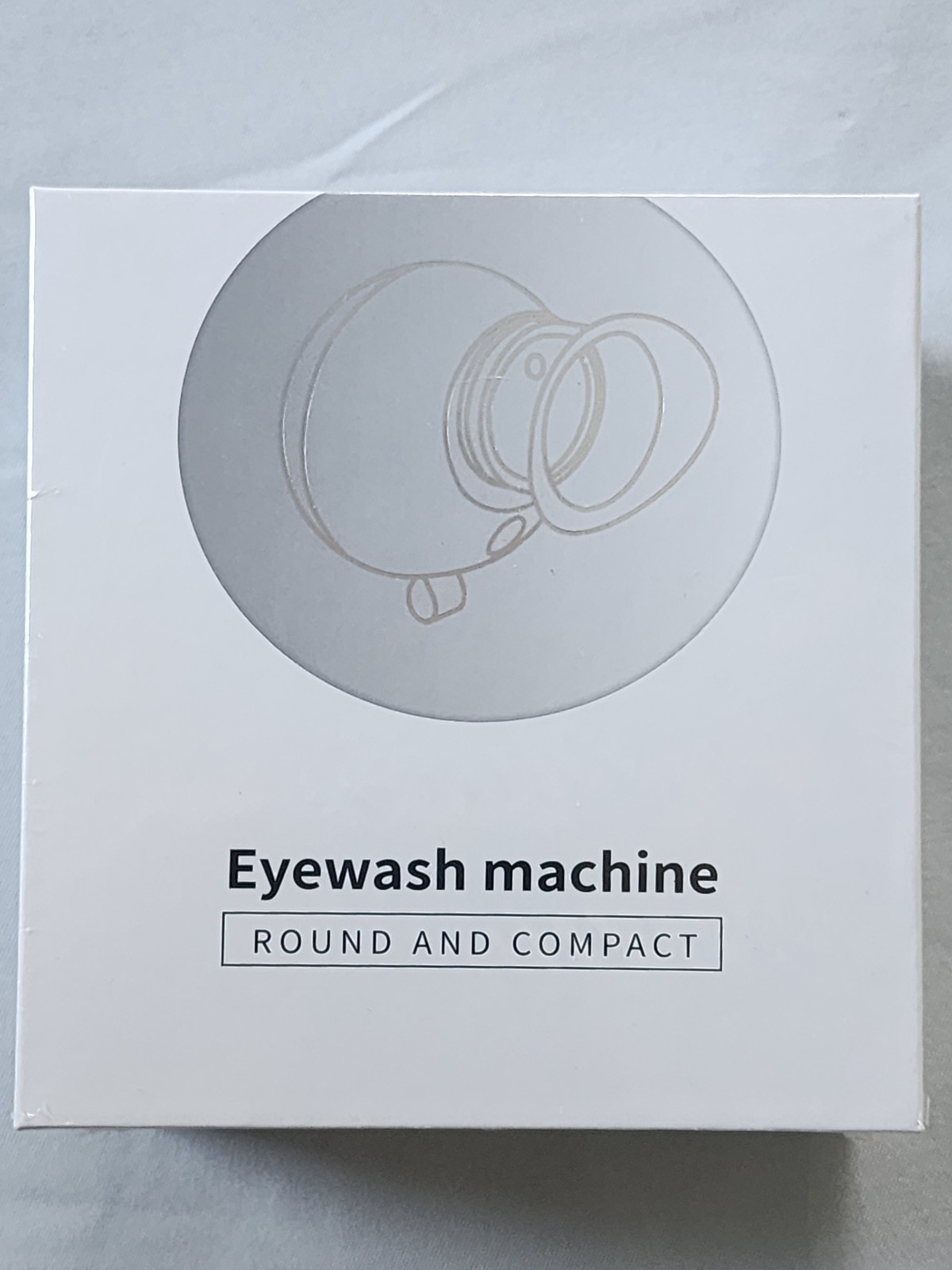 Round Compact Eye Wash Machine for Cleaning & Moisturizing, CE FCC RoHS