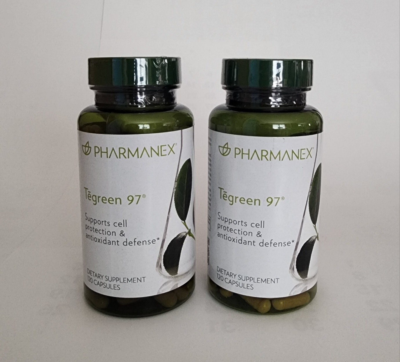 [2pk] Nu Skin NuSkin Pharmanex Tegreen 97 120 Caps Green Tea Extract Exp 08/2024