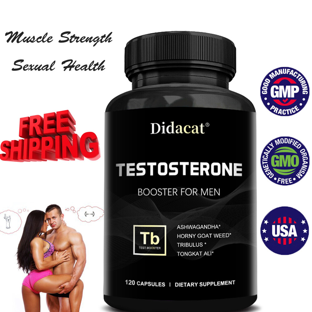 Natural Testosteron Booster – Increase Energy, Improve Muscle Strength 120 caps