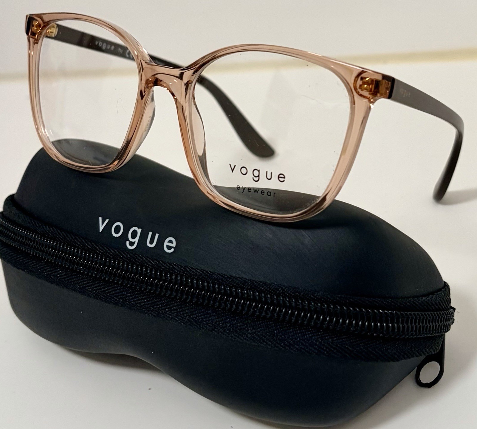 Vogue VO5236 Pink Plastic Full Rim Eyeglass Frames 53-16-140 Solid