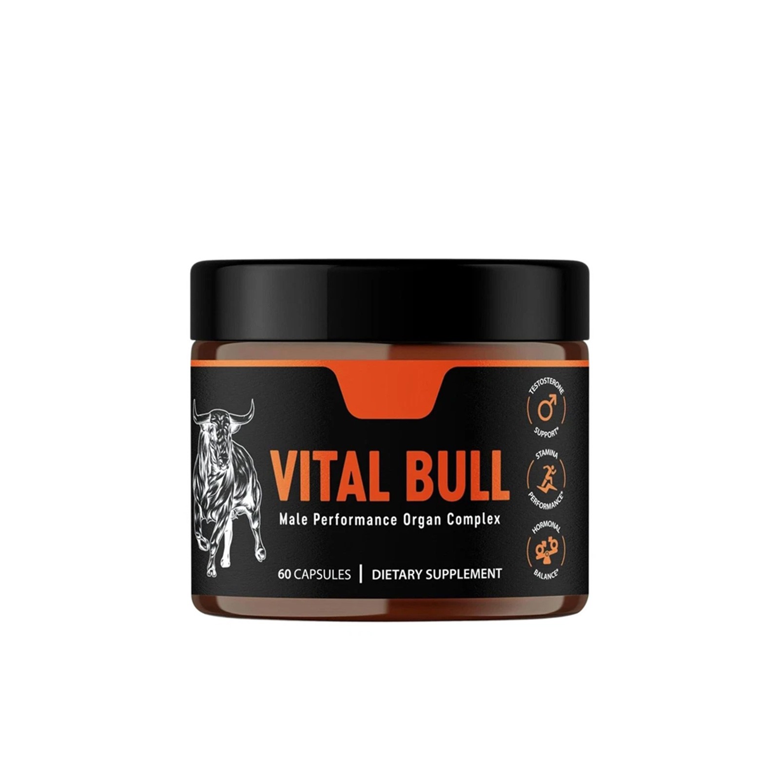 Vital Bull Beef Organ Health Formula Blend for Men – Grass Fed Organs with Heart