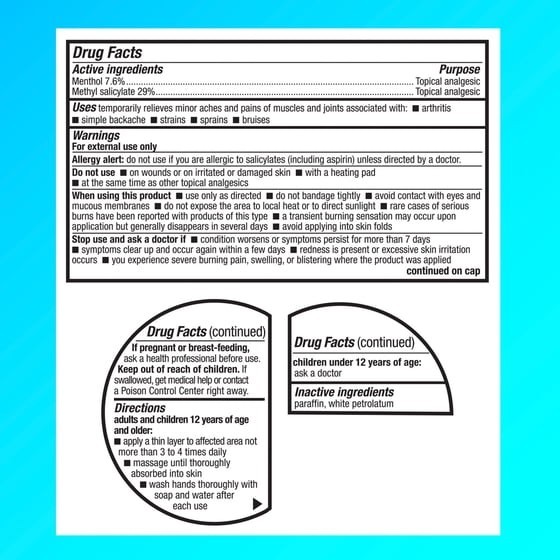 2 pack Icy Hot Original Pain Relief Balm, Fast-Acting Pain Relief With Menthol