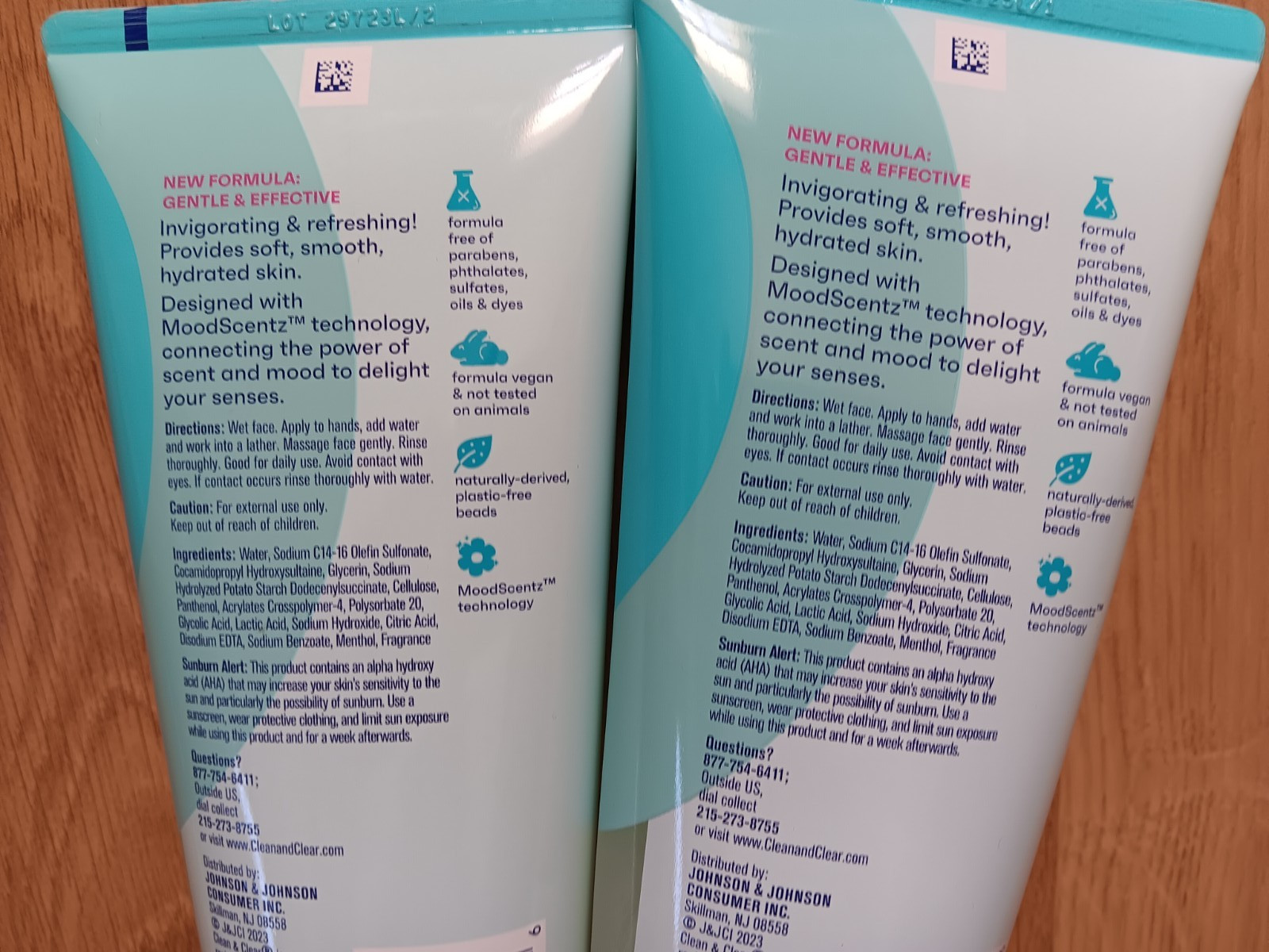 Clean & Clear Deep Action Exfoliating Cleanser Dual Action Moisturizer Acne Spot