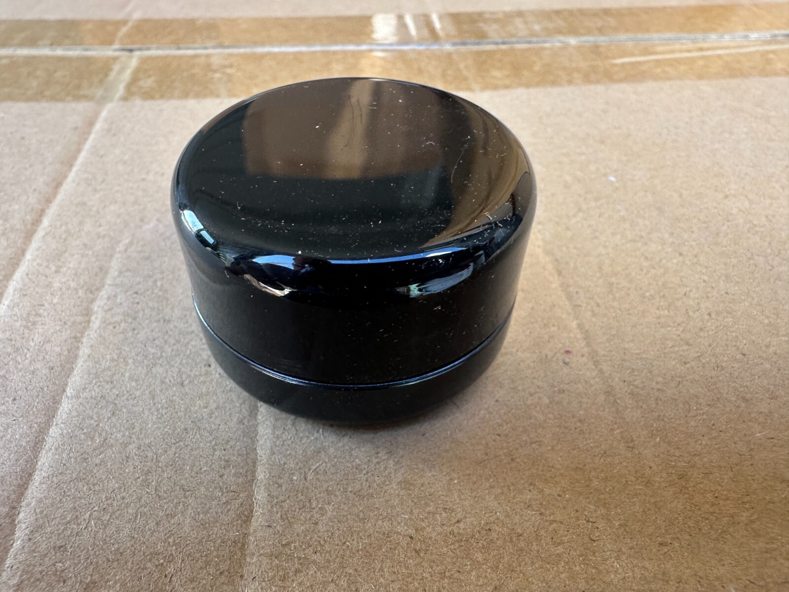 7ml UV Resistant Glass Concentrate Clear Jar, Child Resistant Black Lid – 400ct