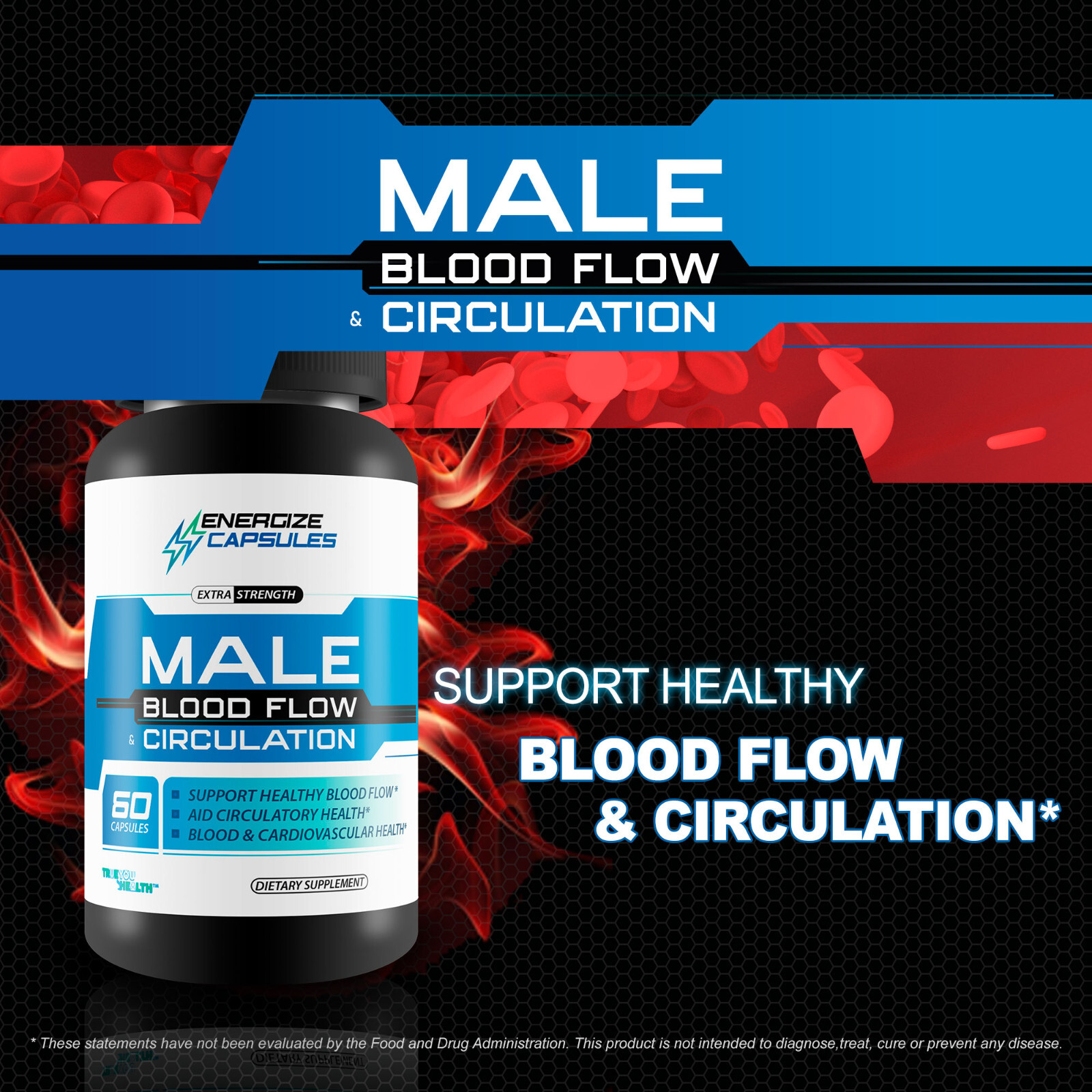 Energize Capsules – Our Best Male Blood Flow Circulation Support