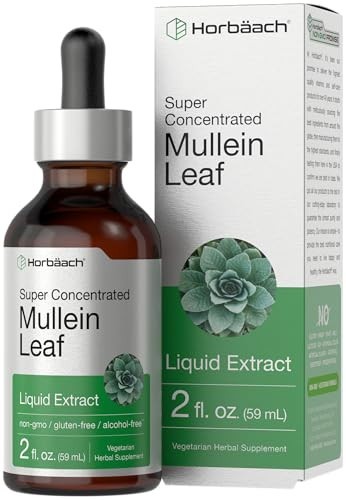 Mullein drops for Lung, Mullein Leaf Extract, Super Concentrated Tincture