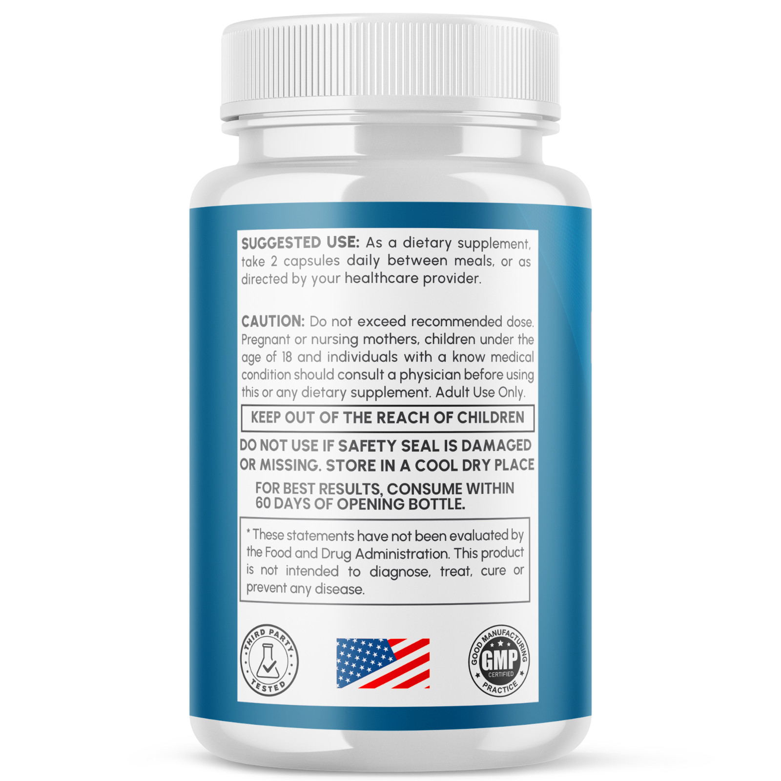 (5 Pack) Nerve Ease Advanced Nerve Support Strength Formula NerveEase 300 Caps