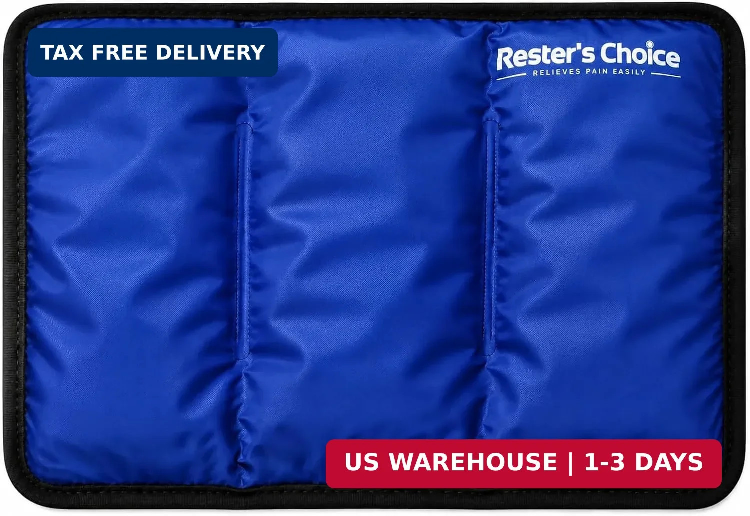 Rester’s Choice Reusable Gel Ice Pack for Injuries – Flexible Cold Pack for Pain