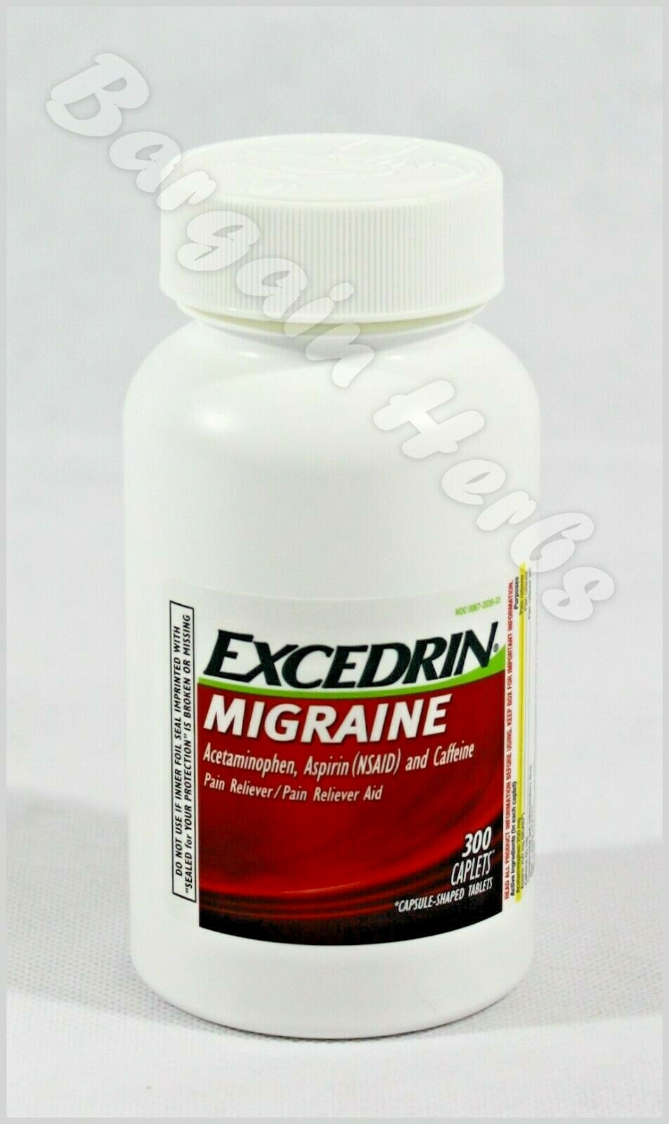 Excedrin Migraine 300 Caplets New Free Shipping Best Before 03/2026