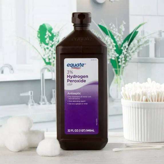 Equate 3% Hydrogen Peroxide Liquid Antiseptic, 6 Pack, (6 x 32 fl oz)