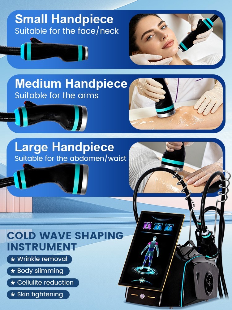 3-In-1 Cold Wave Shaping Machine Burning Fat Skin Tightening Body Slimming