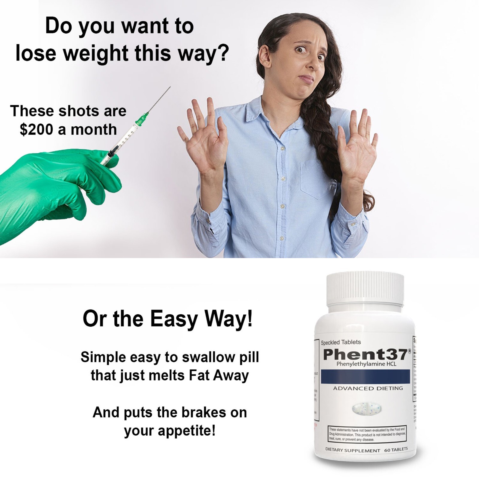 Phent37 – Speckled Tablets Appetite Control, Fat Burner Phenylethylamine Energy