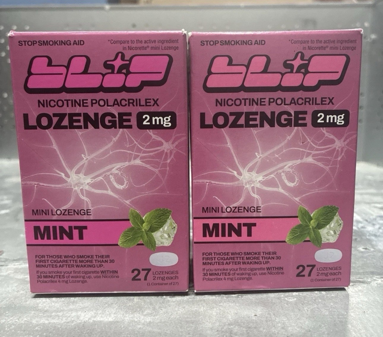 Blip Mint Nicotine Stop Smoking Cessation Lozenge 2mg – 2 BOX Lot 5/2025 date