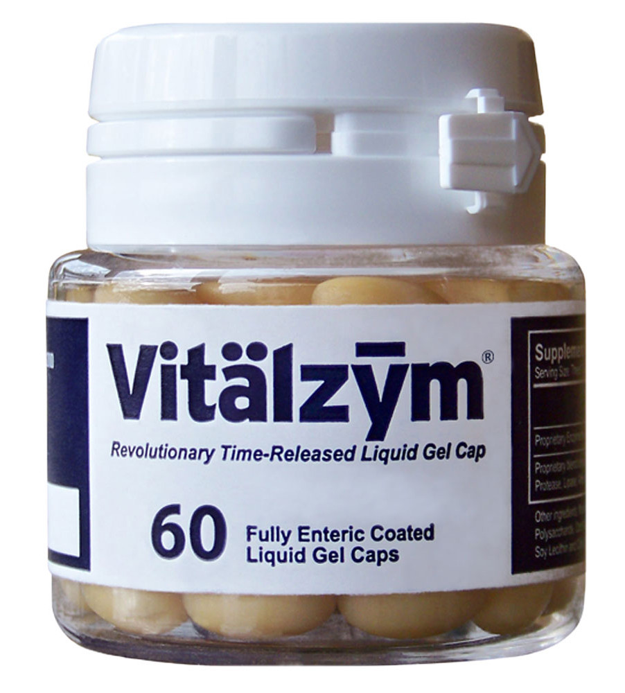 Vitalzym Extra Strength Systemic Enzymes 60 Liquid Gel Caps – World Nutrition