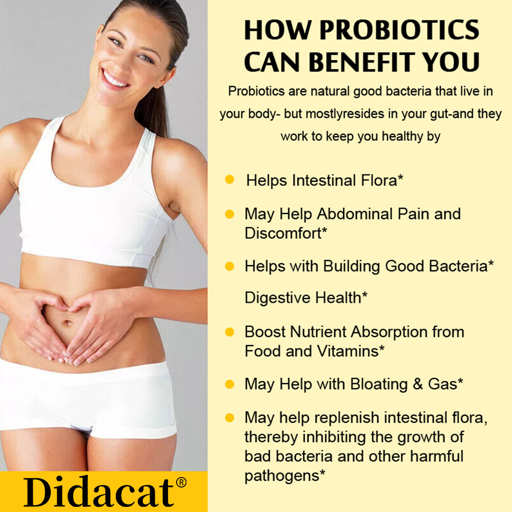 DIDACAT Mood Probiotic Capsules – Stable Positive Mood,Digestive Health Support