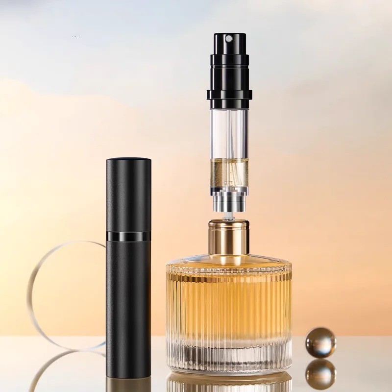 Mini Refillable Perfume Spray Bottles 5ml 10ml Atomizer Travel Cosmetic Vial