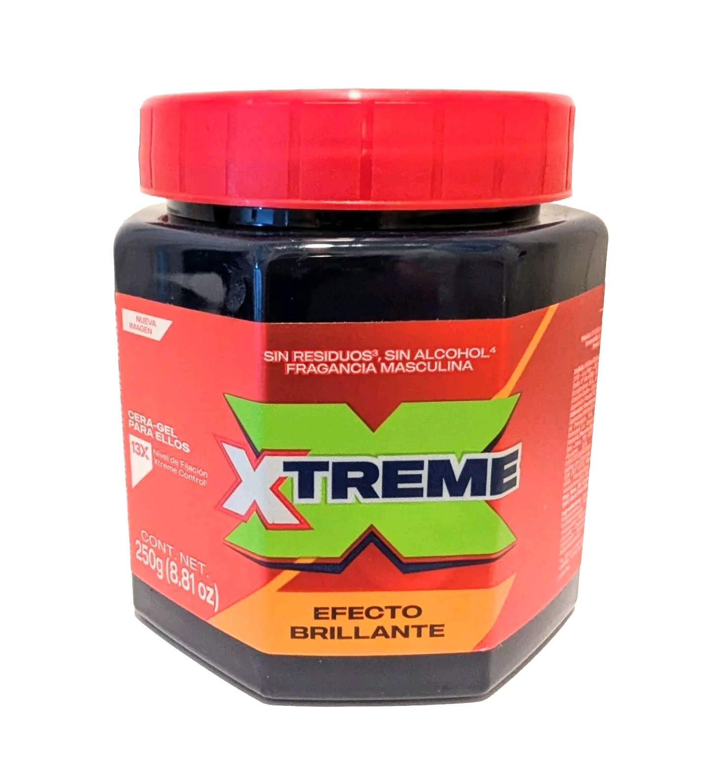 Xtreme Brilliant Effect Hair Styling Wax Gel No residues Alcohol Free 8.81oz.