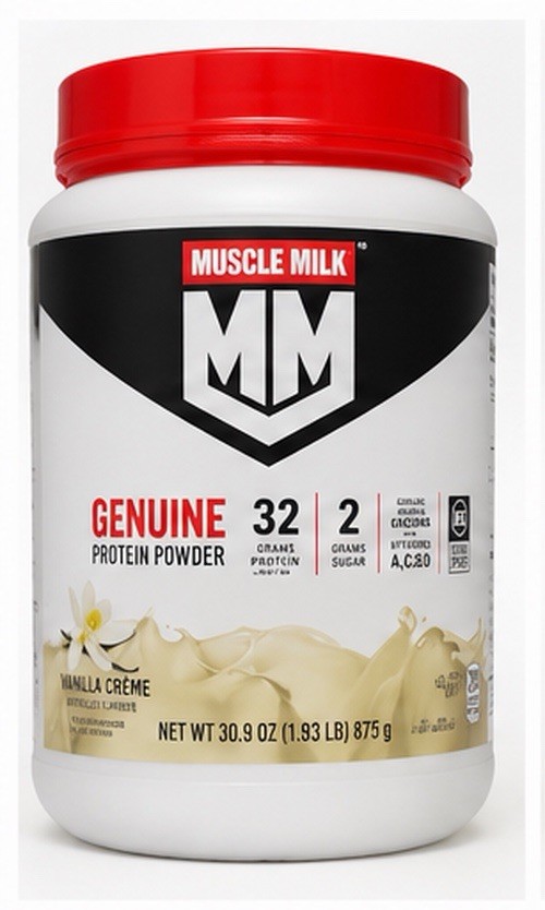 Muscle Milk Lean Muscle Protein Powder, Vanilla Creme – 1.93lbs