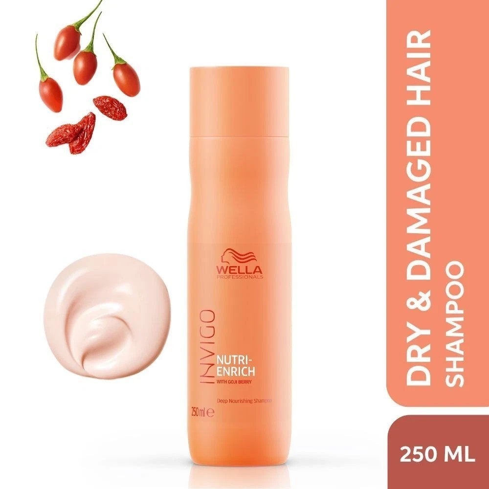 Wella Professionals Invigo Nutri Enrich Shampoo 250ml | For Frizzy & Dry Hair