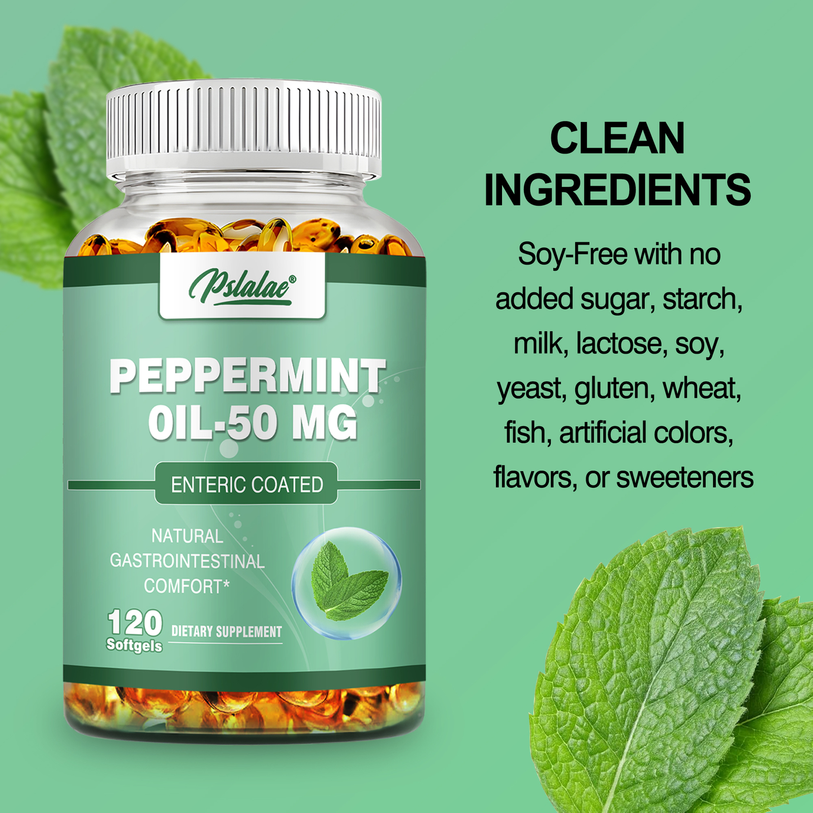 Peppermint- Digestion, Bloating, Stomach & Bowel Relief, Digestive Health