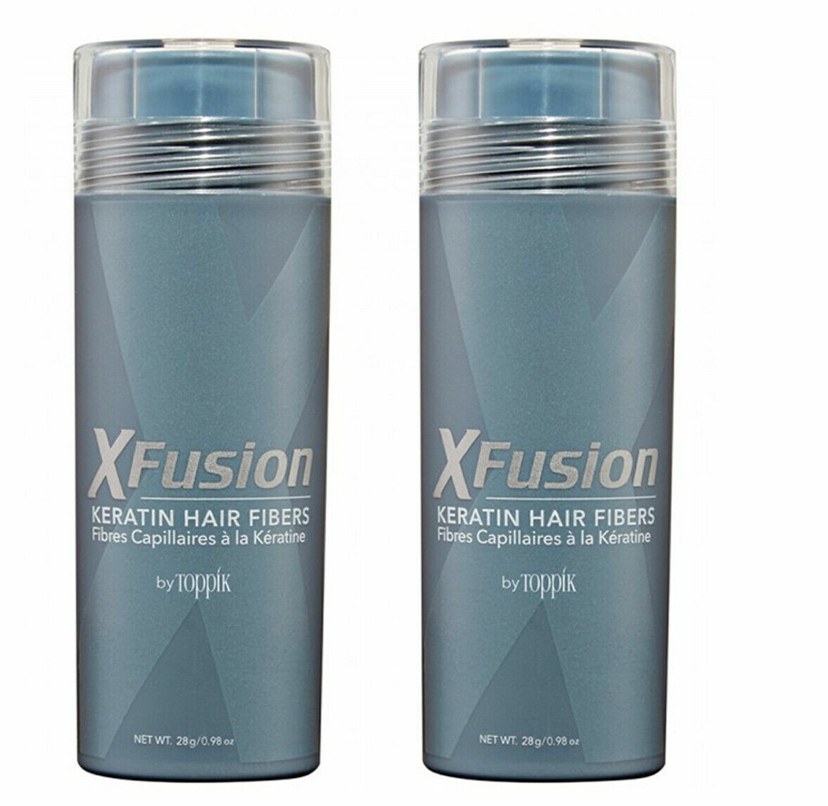 1/2XFusion Keratin Hair Fiber Fiber 28g Black Dark/Med/Light Brown Fast Shipping