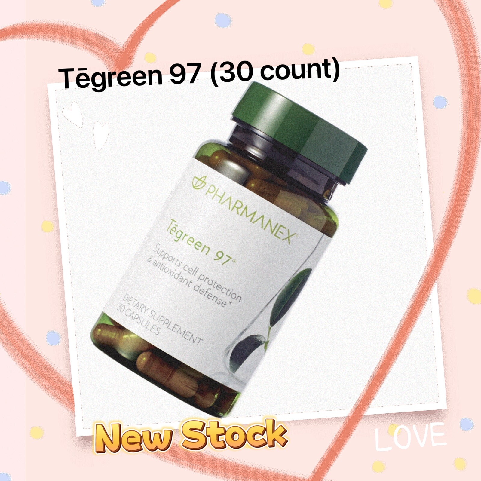 Nu Skin NuSkin Authentic Pharmanex TeGreen 97® (30 COUNT) Exp 2024