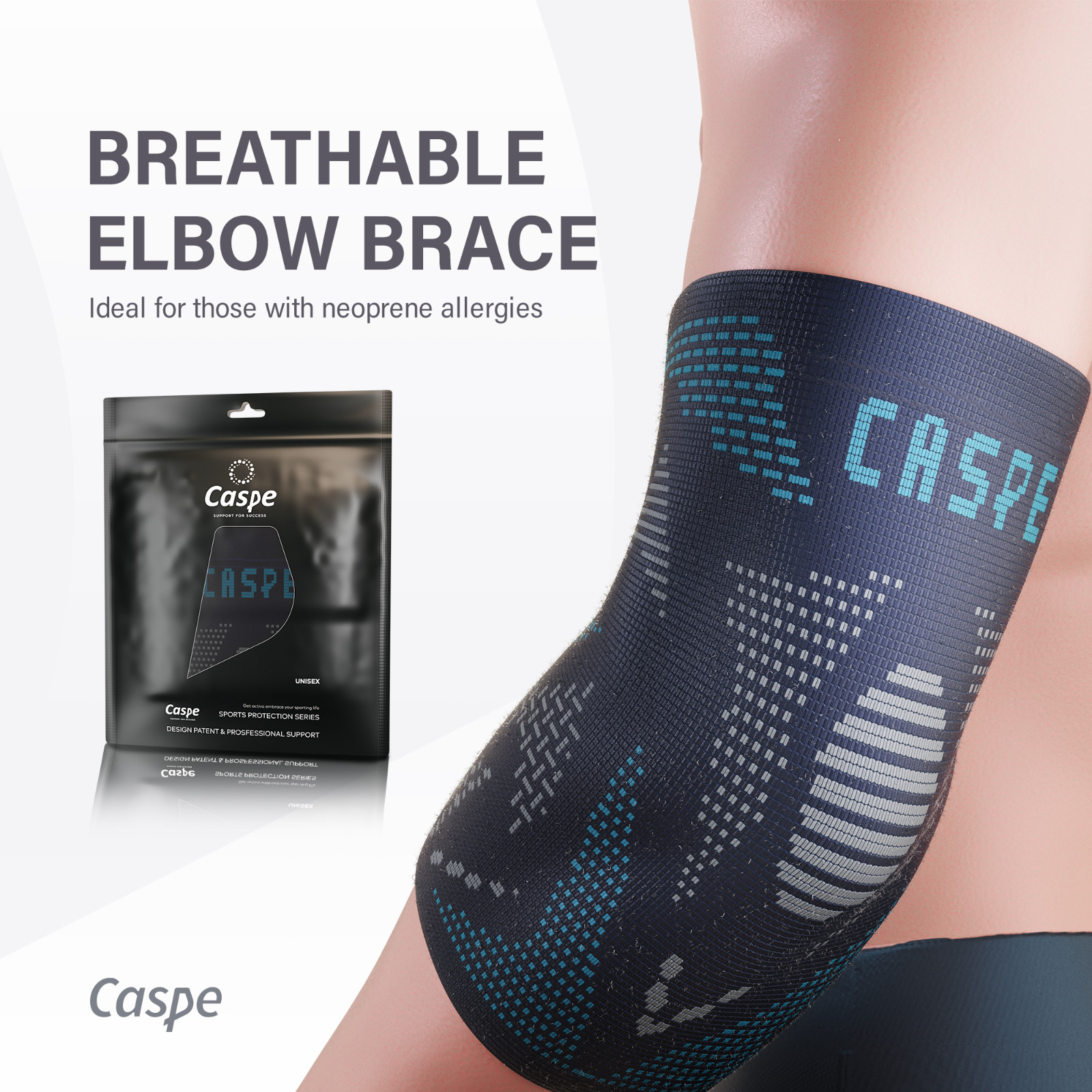 2 Pcs Elbow Brace Compression Support Sleeve Fit Arthritis Tendonitis Joint Pain