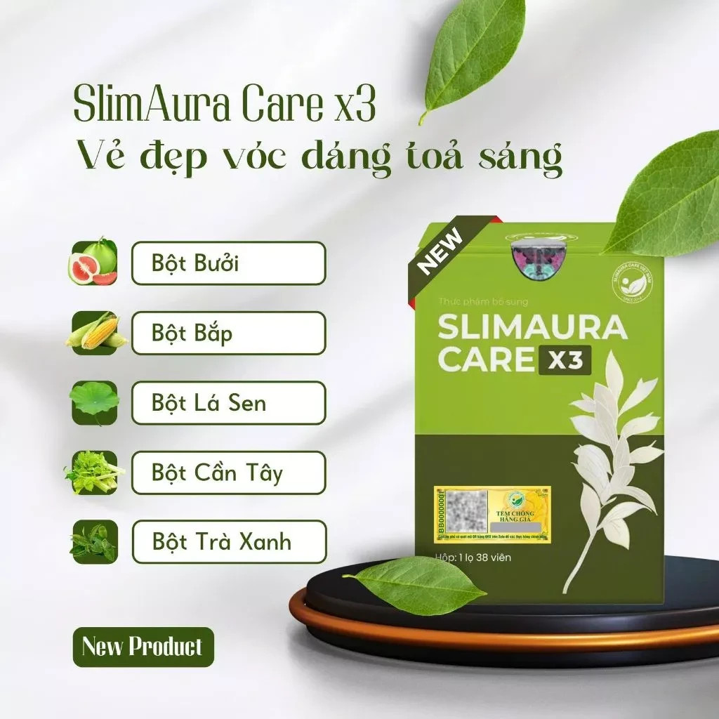 5x Giam can Slimaura Care X3- New model of Slimming care X3 – Herbal weight loss