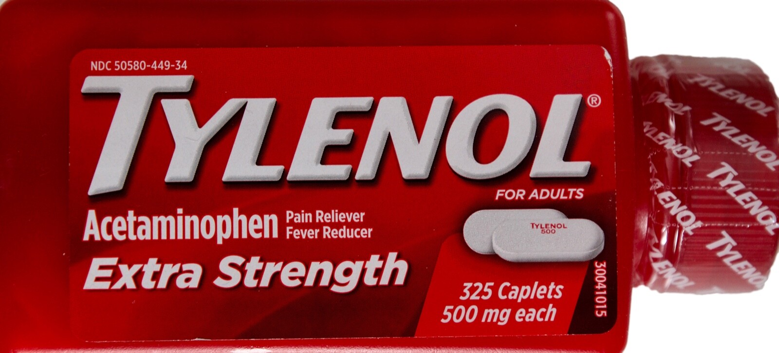 Tylenol Acetaminophen 500mg Extra-Strength, 325 Caplets