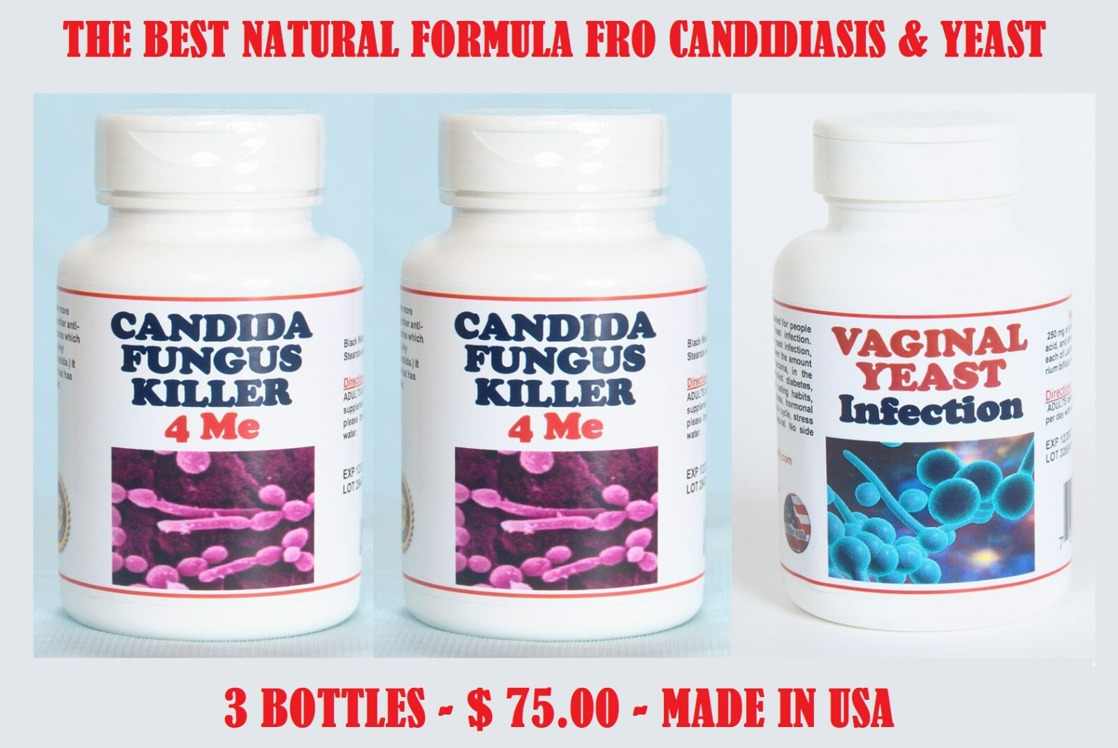 CANDIDIASIS FUNGUS – VAGINAL YEAST- Prevent and Treat-