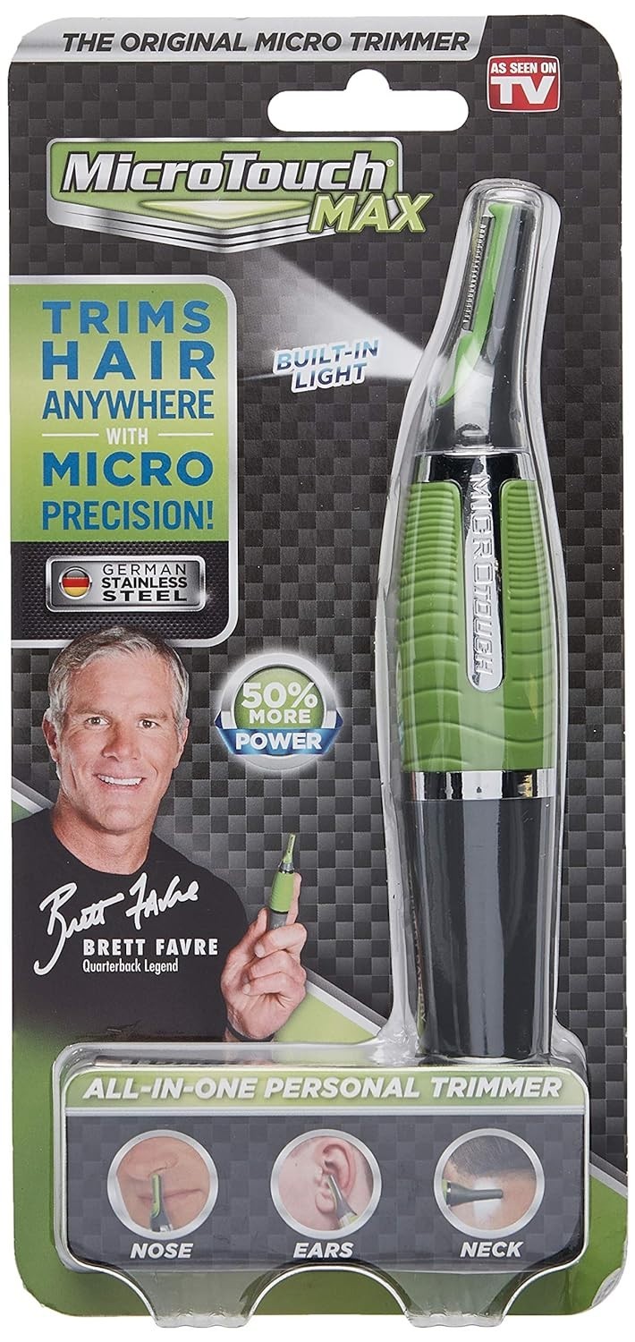 New MicroTouch Titanium MAX Lighted Personal Hair Personal All In One Trimmer.