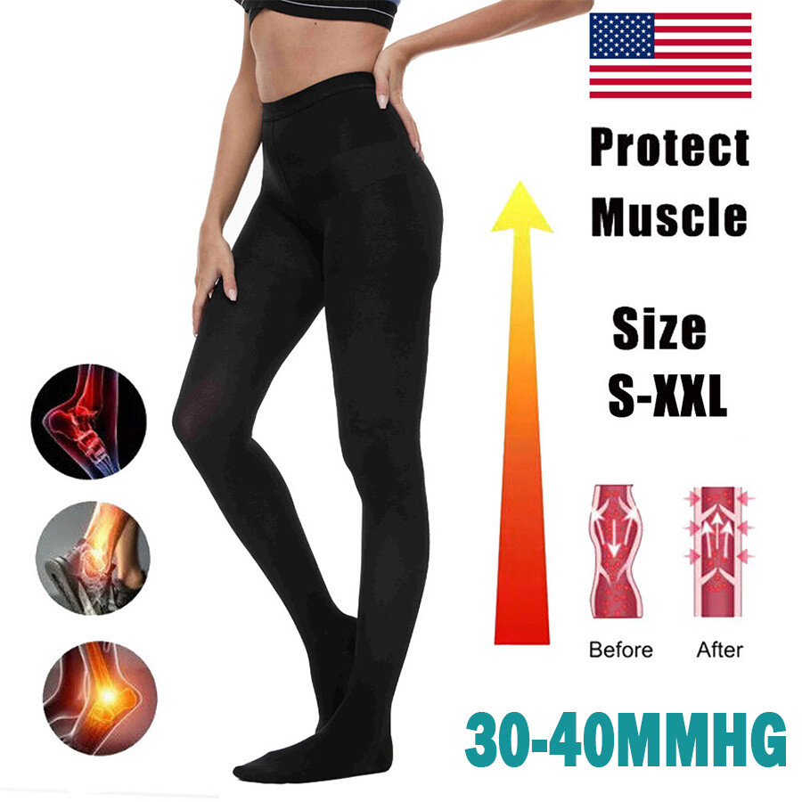 Pantimedias de compresión Mujeres Hombres 30-40 mmHg Calcetines de soporte