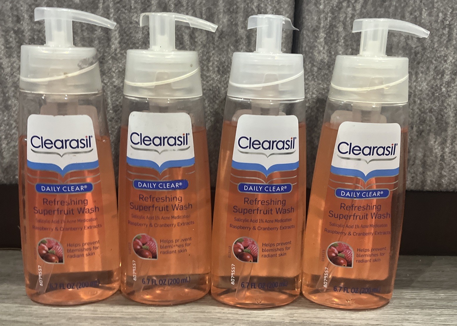 Clearasil Daily Clear Refreshing Superfruit Acne Face Wash 4 Pack