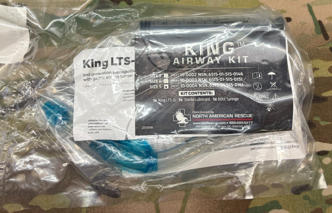 King LT(S)-D Medical Airway Kit, Size 5 *TRAINING*