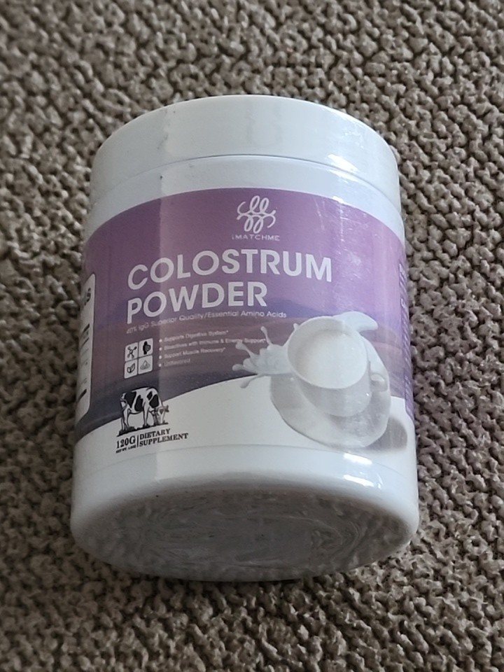 Colostrum Powder USA Grass-Fed – Unflavored 60 Servings 120 g Best by: 06/2026