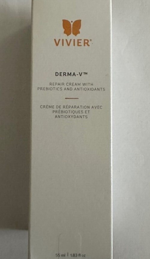 Vivier Skin DermaV Repair Cream w/ Prebiotics/Antioxidants, NIB,1.83 fl oz