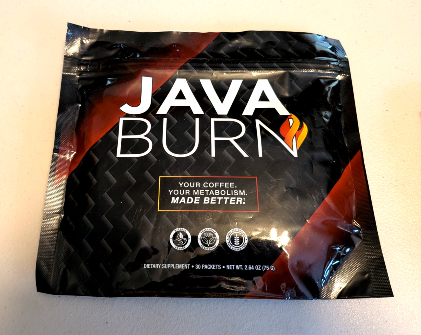JAVA BURN Dietary Supplement Weight Loss 30 Pack Coffee Additive Exp 05/2026 New