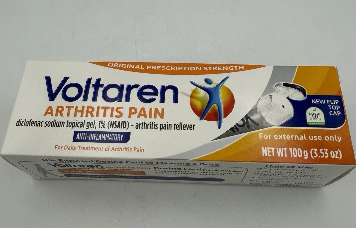 Voltaren Arthritis Pain Diclofenac Sodium 1% Topical Gel 100g Flip Top Cap 2027